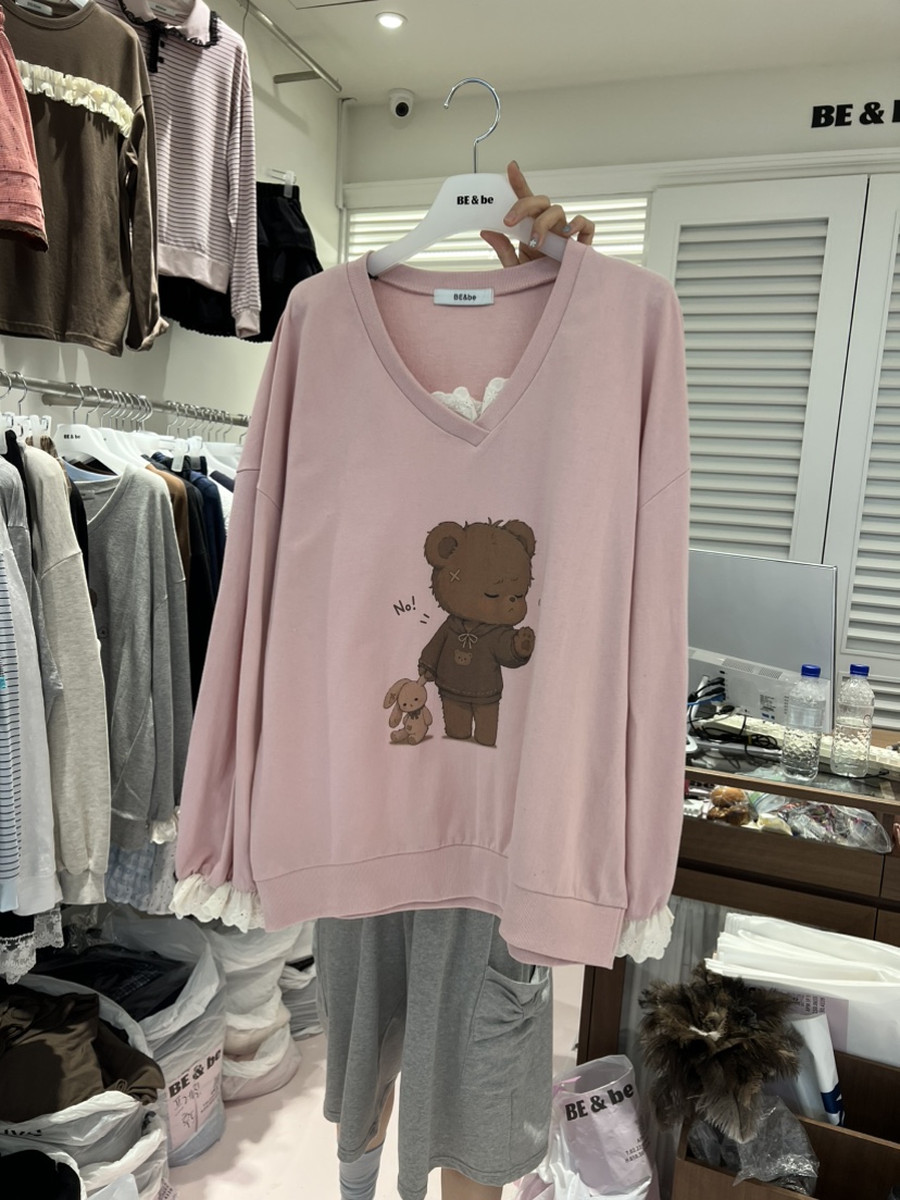 BE&amp;BE東大門代購女裝新品人氣時尚休閑推薦熱賣衛衣BE&be衛衣圖色2