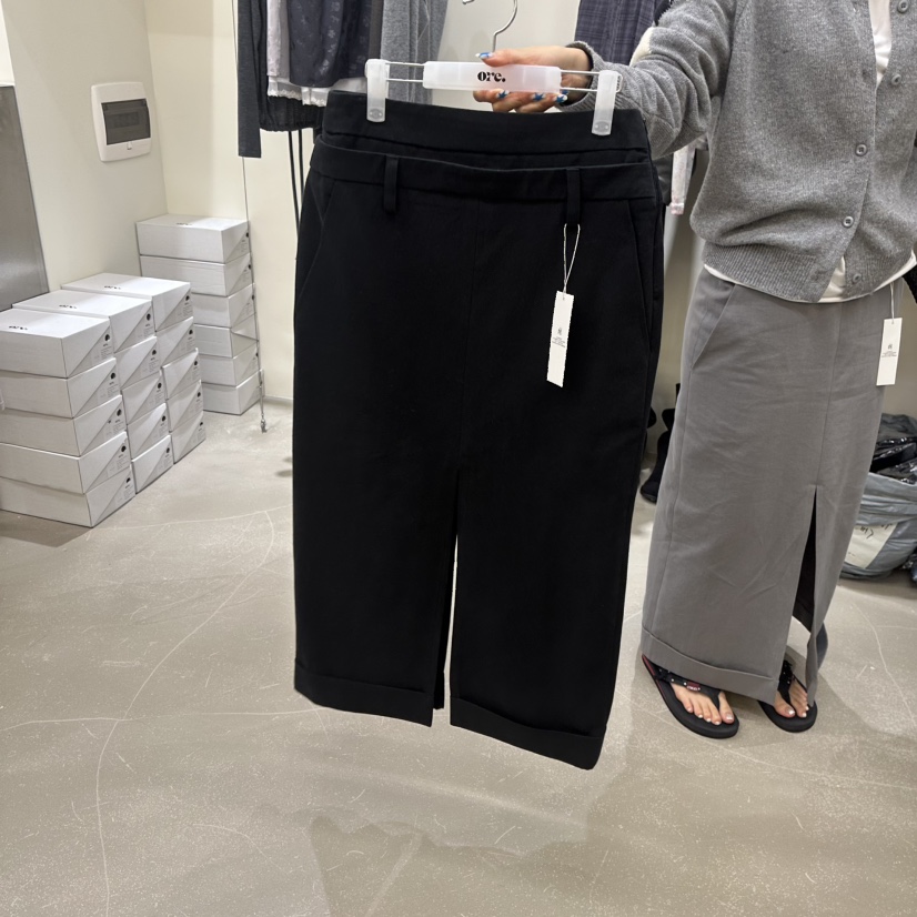 ORE-P東大門直郵女士新品熱賣人氣時尚休閑長裙不含腰帶ORE長裙圖色2