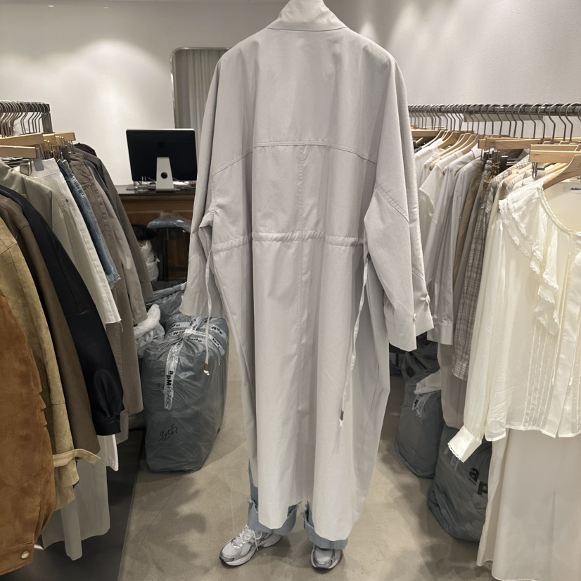 ACKER東大門代購女裝新品推薦時尚人氣休閑熱賣真品長款風衣Acker長款風衣