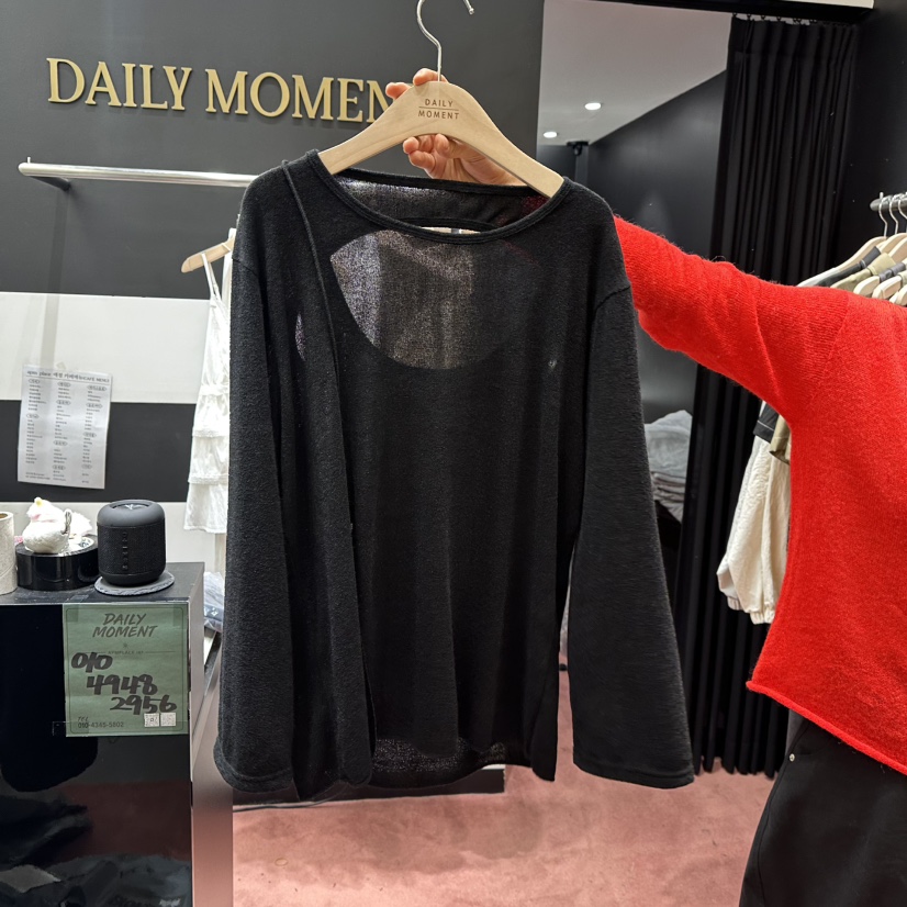 DAILY MOMENT韓國直郵女裝新品人氣時尚休閑推薦真品針織衫DAILY MOMENT針織衫圖色3
