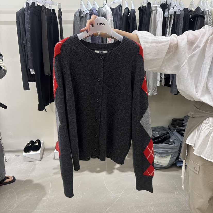 ORE-P東大門代購女裝新品真品時尚人氣推薦熱賣休閑開衫ORE開衫圖色2