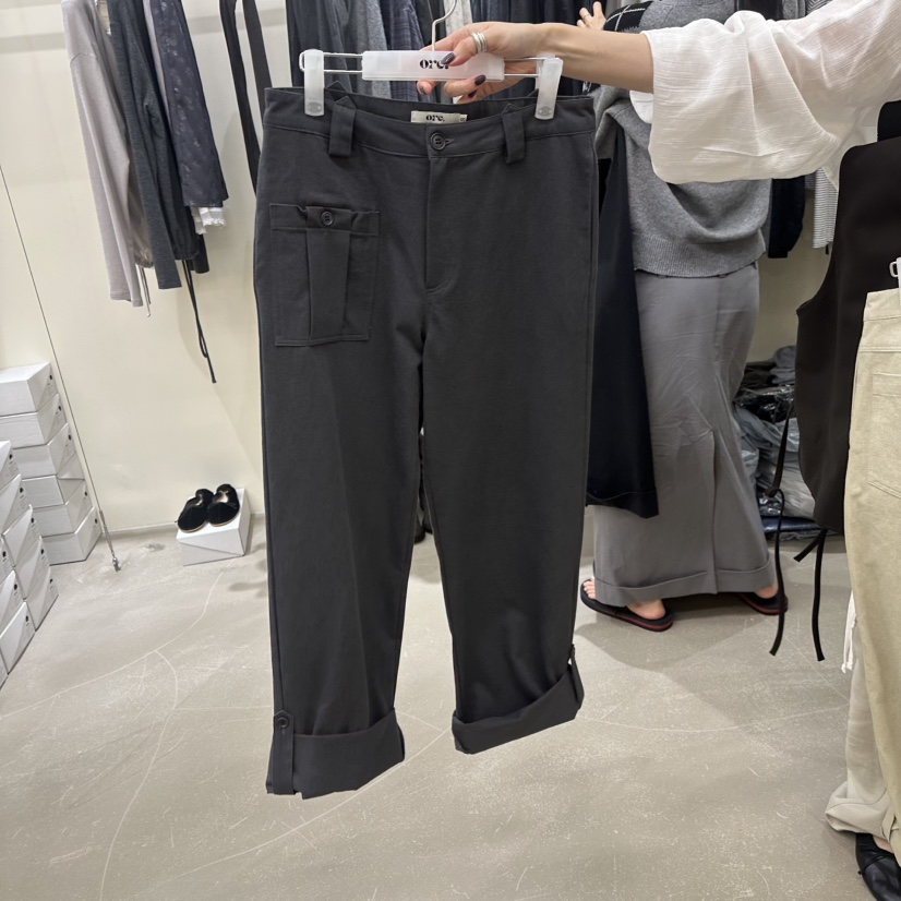 ORE-P東大門代購女裝新品推薦熱賣休閑時尚休閑褲七分褲ORE休閑褲圖色2