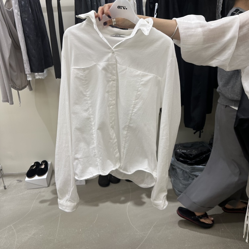 ORE-P東大門實拍女士新款人氣休閑真品推薦熱賣襯衫蕾絲衫ORE襯衫/蕾絲衫圖色1