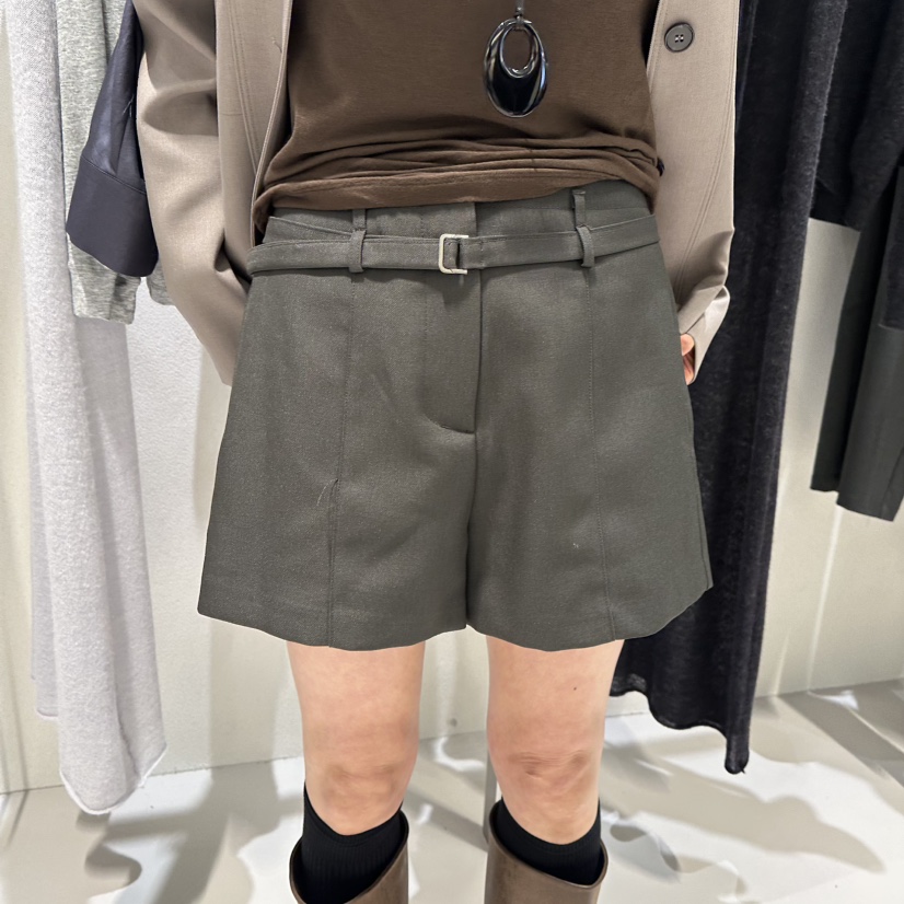 OVU韓國直郵女裝新品休閑人氣真品時尚推薦熱賣短褲含腰帶OVU短褲圖色2