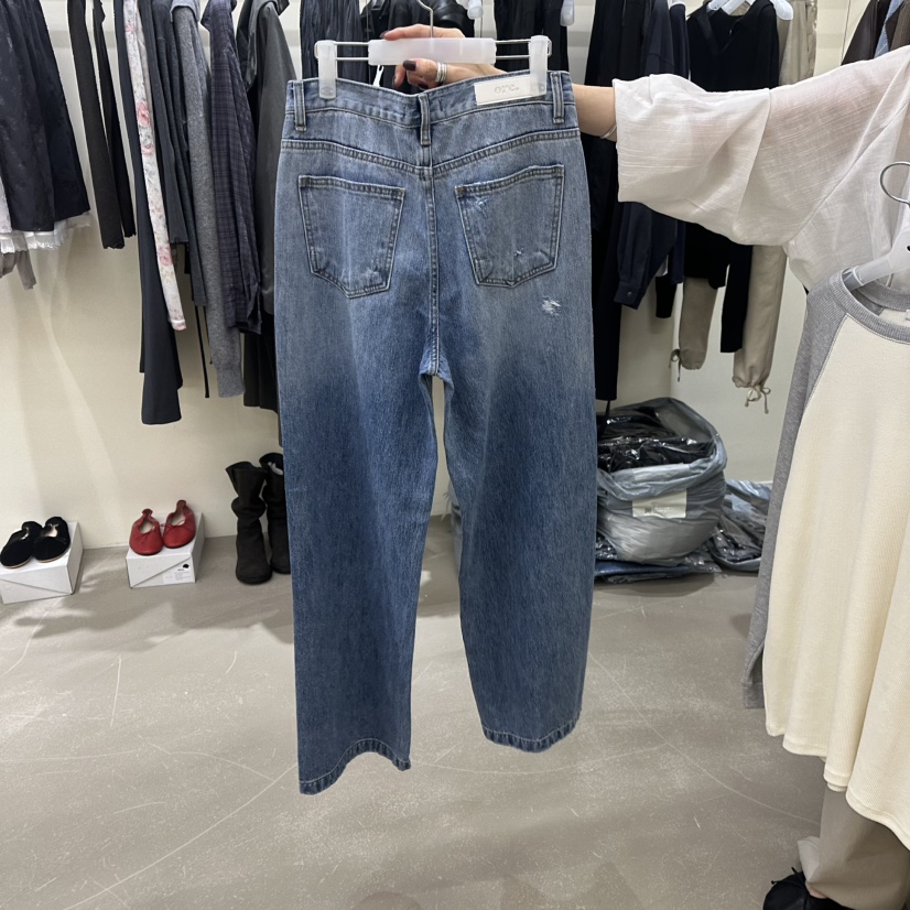 ORE-P韓國直郵女士新款真品推薦休閑時尚熱賣人氣牛仔褲ORE牛仔褲