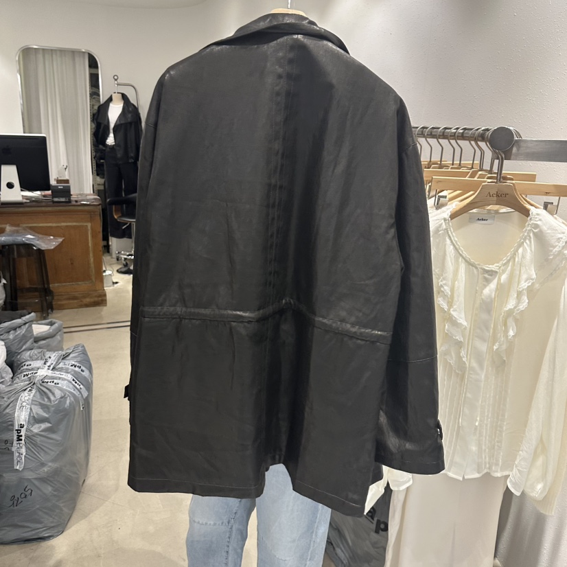 ACKER韓國代購女裝新品時尚真品休閑熱賣人氣推薦皮衣麂皮Acker皮衣