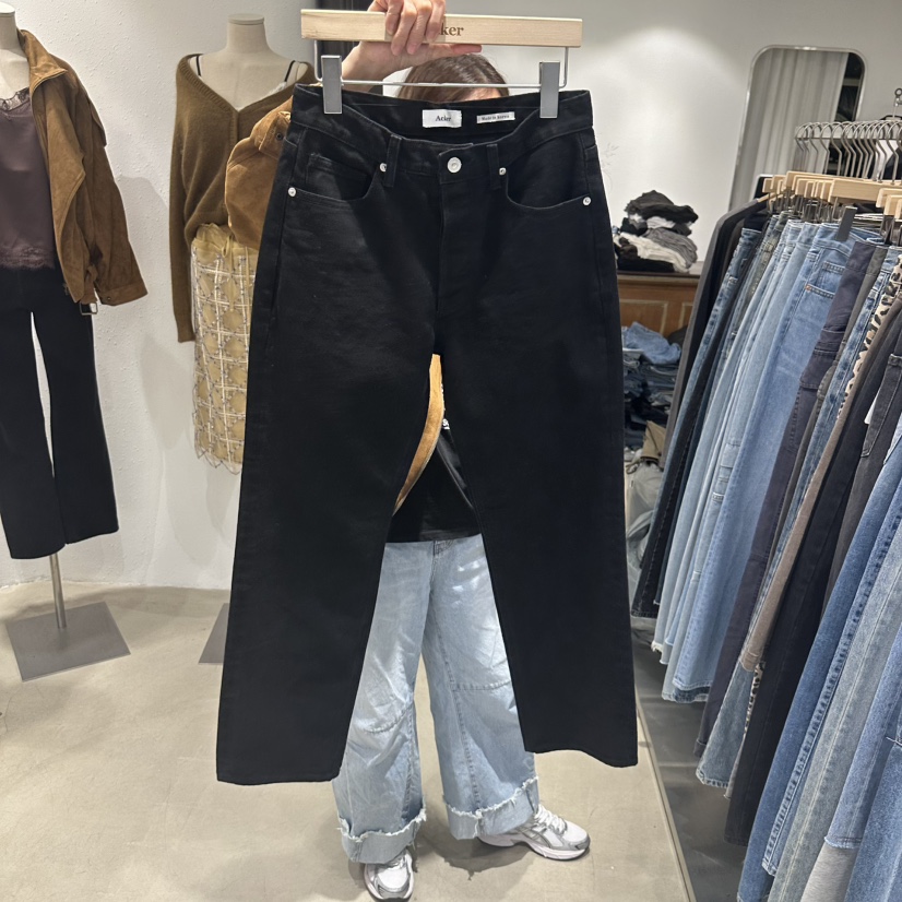 ACKER韓國直郵女士新品真品熱賣休閑推薦時尚人氣牛仔褲Acker牛仔褲圖色1