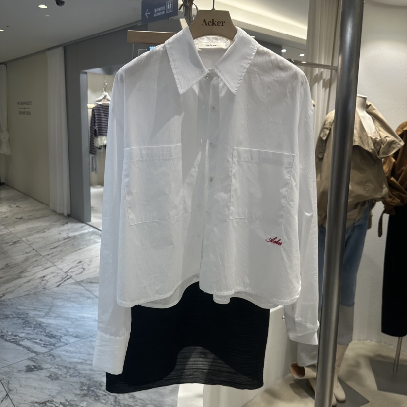 ACKER韓國直郵女裝新款真品人氣休閑推薦熱賣時尚襯衫蕾絲衫Acker襯衫/蕾絲衫圖色3