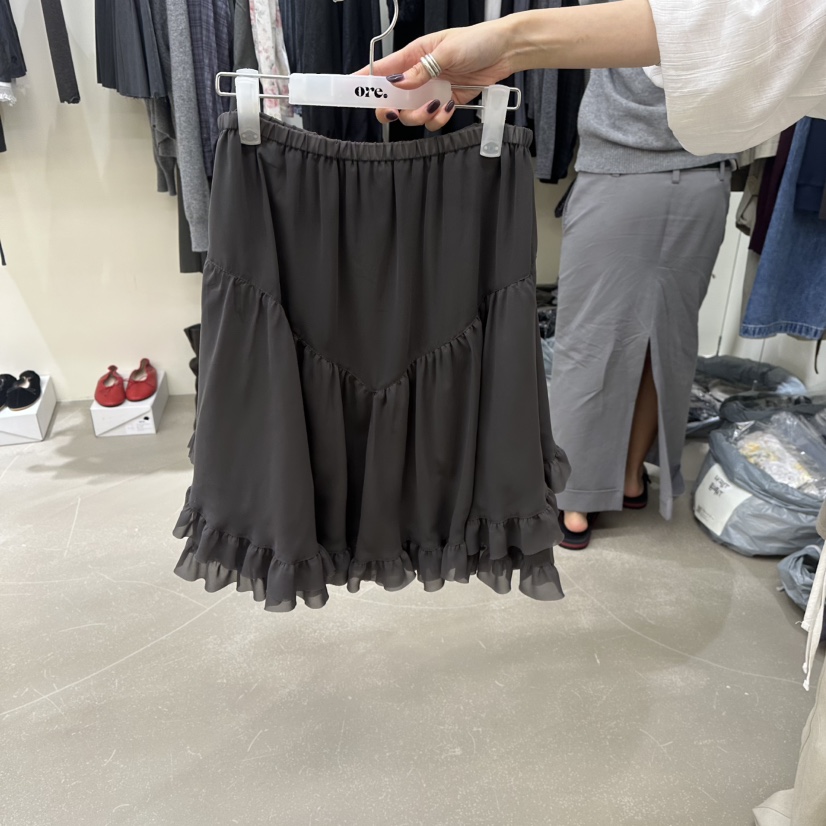 ORE-P韓國代購女士新品人氣時尚休閑熱賣真品半身裙中短裙ORE半身裙/中短裙圖色2