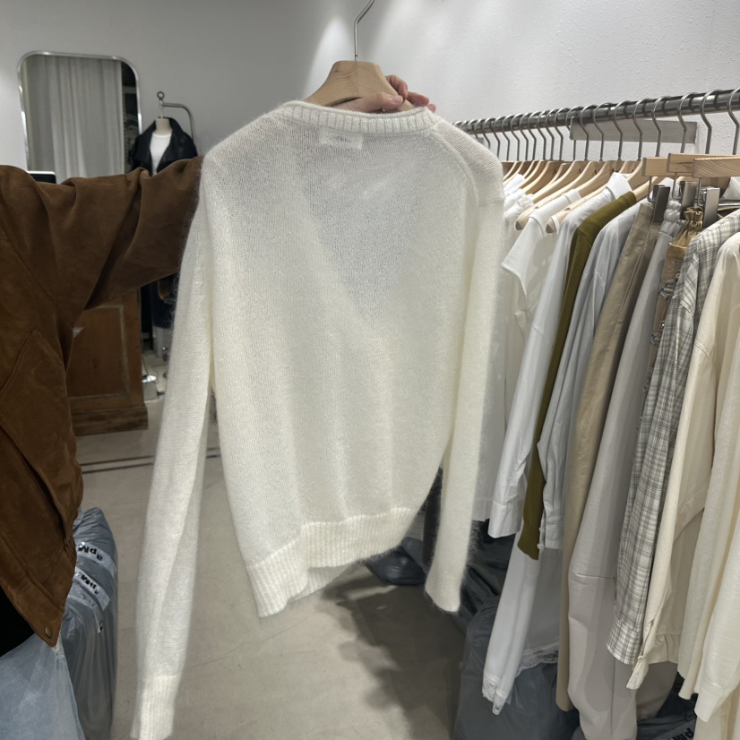 ACKER東大門直郵女裝新品熱賣休閑人氣時尚開衫馬海毛開衫Acker開衫