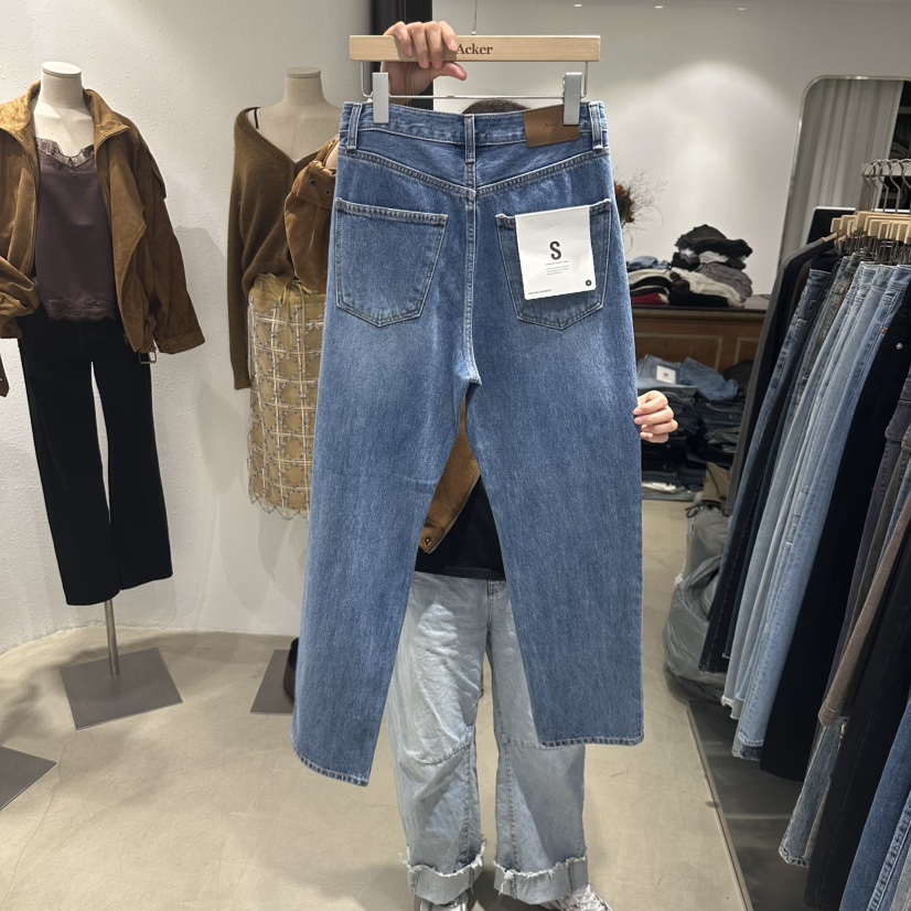 ACKER東大門實拍女裝新款真品人氣時尚推薦熱賣牛仔褲中號Acker牛仔褲
