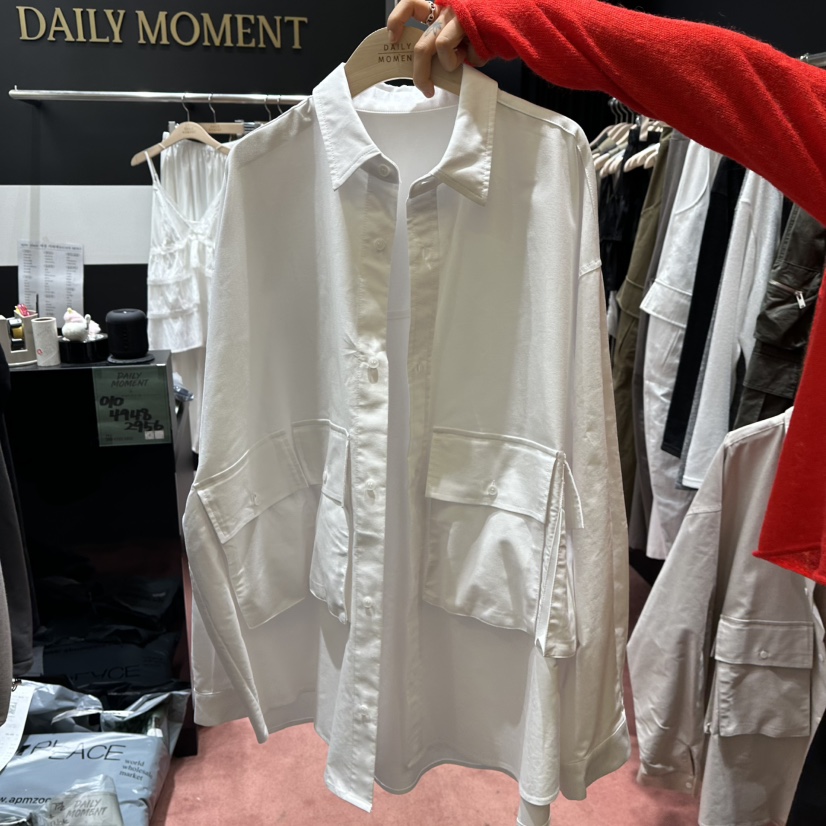 DAILY MOMENT東大門代購女裝新品推薦熱賣時尚襯衫蕾絲衫DAILY MOMENT襯衫/蕾絲衫圖色2