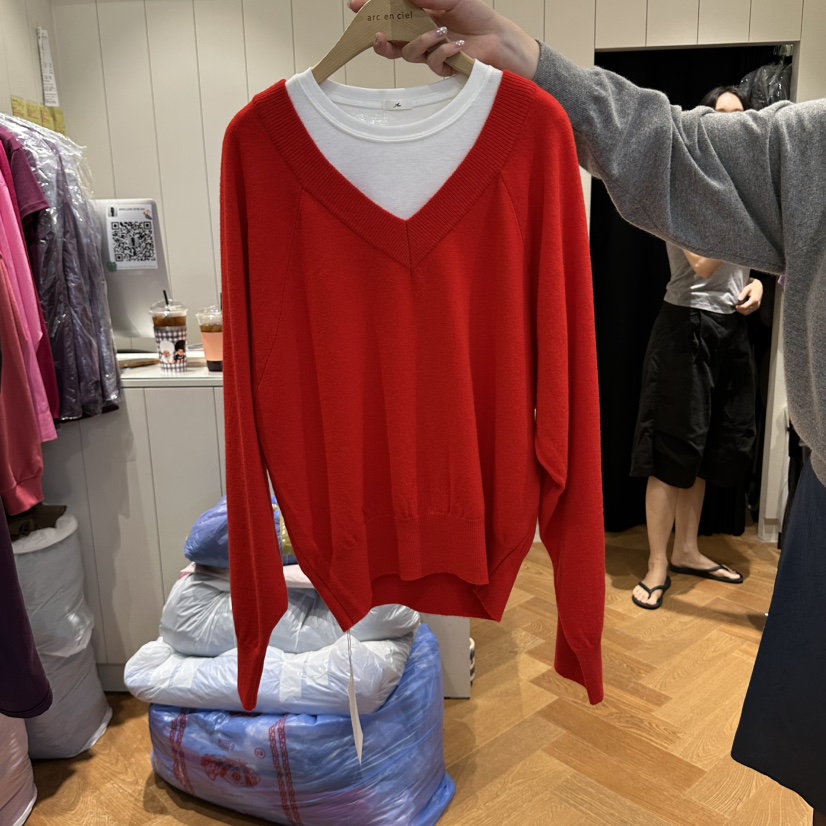 ARC東大門直郵女士新品真品推薦時尚人氣休閑針織衫不含內搭arc en ciel針織衫圖色3