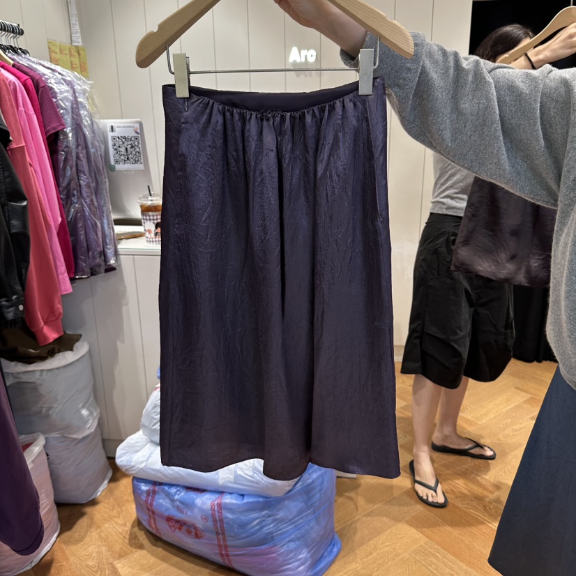 ARC韓國直郵女士新品時尚人氣休閑真品推薦半身裙中短裙緞arc en ciel半身裙/中短裙