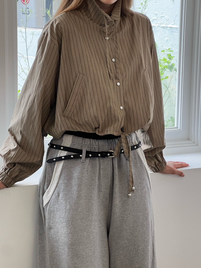 ZEROZERO韓國直郵女裝新款推薦真品人氣熱賣時尚夾克金屬絲ZEROZERO夾克
