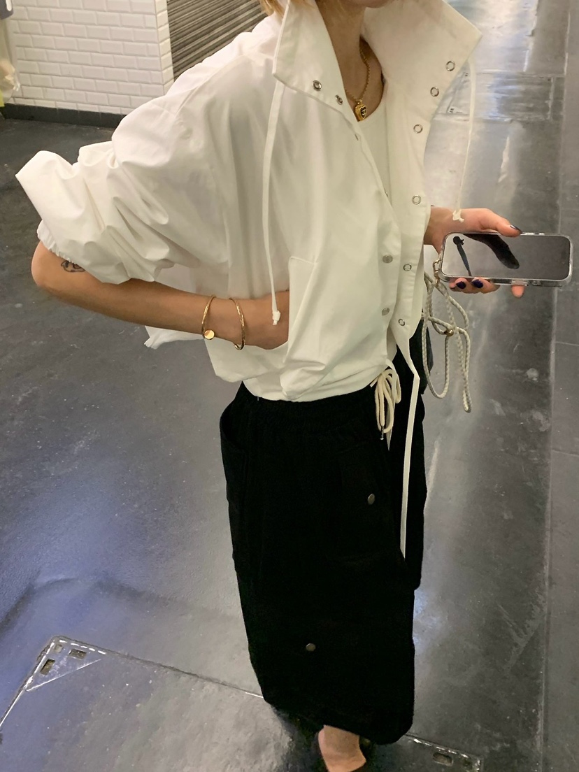 ZEROZERO韓國直郵女裝新款推薦真品人氣熱賣時尚夾克金屬絲ZEROZERO夾克
