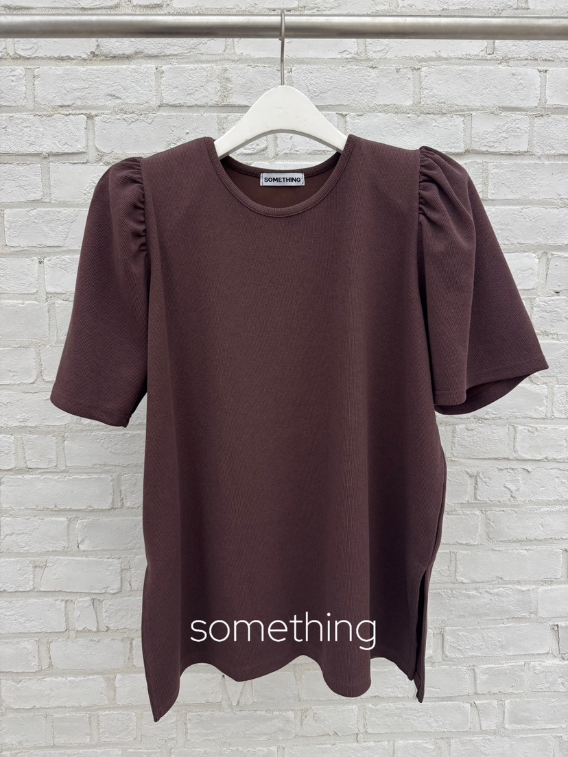 SOMETHING-L/FANCY東大門直郵女裝新款時尚人氣真品T恤SOMETHING-L/FANCYT恤圖色1