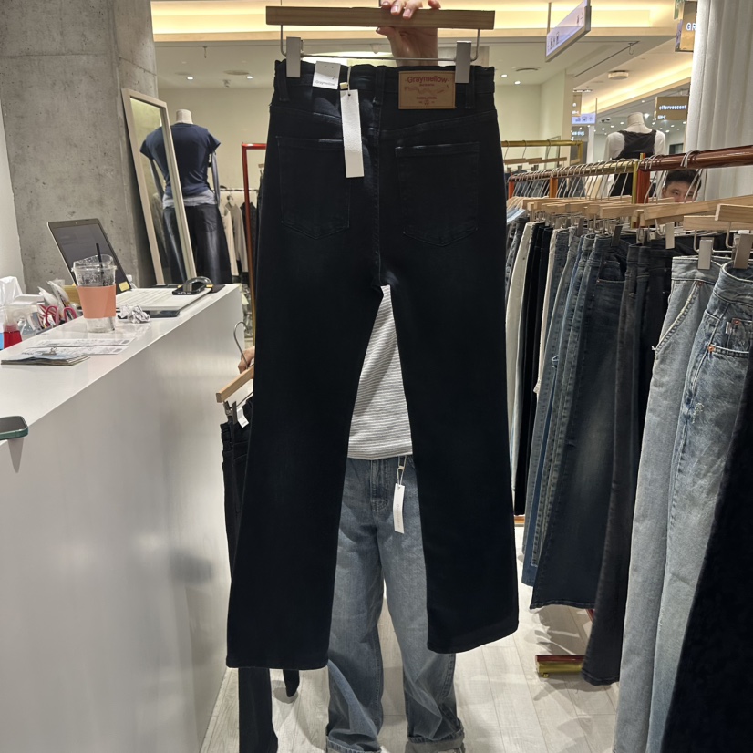 GRAYMELLOW東大門代購女士新品休閑熱賣人氣推薦真品牛仔褲GRAYMELLOW牛仔褲