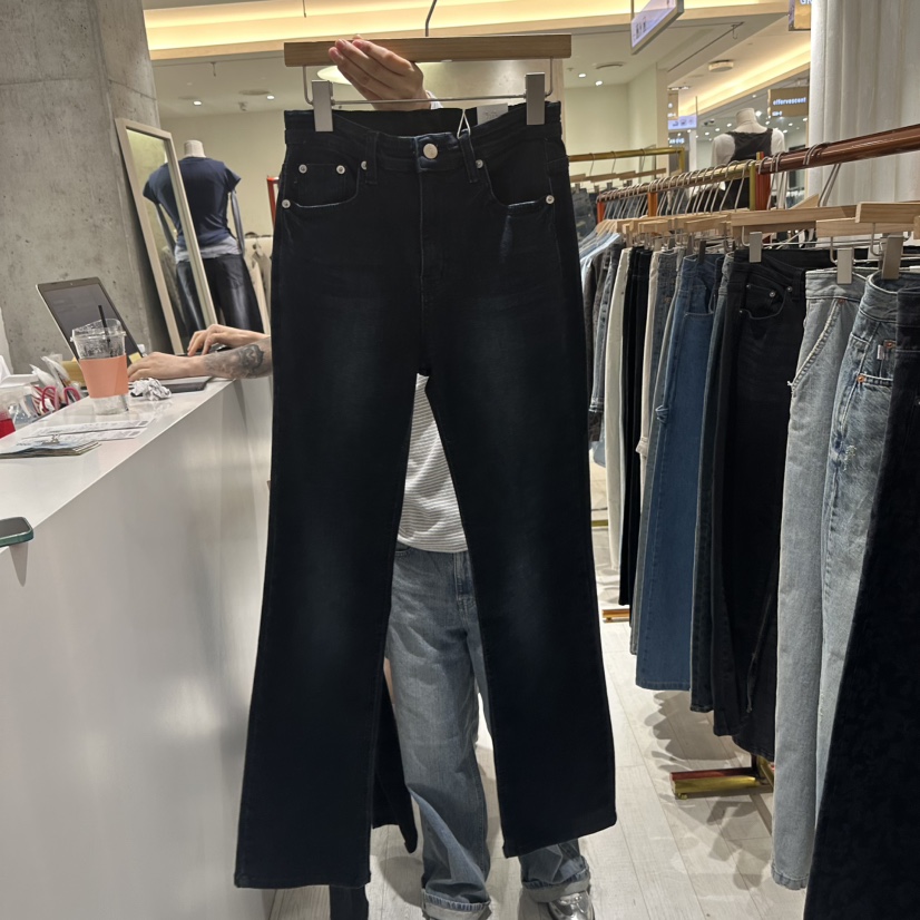 GRAYMELLOW東大門代購女士新品休閑熱賣人氣推薦真品牛仔褲GRAYMELLOW牛仔褲圖色2