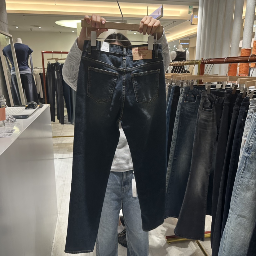 GRAYMELLOW東大門代購女士新品休閑人氣時尚推薦真品牛仔褲GRAYMELLOW牛仔褲