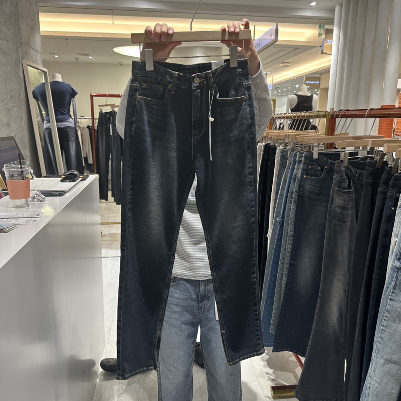 GRAYMELLOW東大門代購女士新品休閑人氣時尚推薦真品牛仔褲GRAYMELLOW牛仔褲圖色1