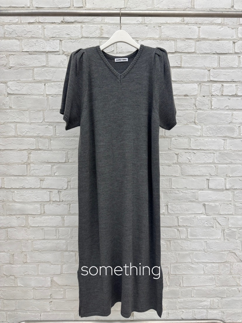 SOMETHING-L/FANCY韓國直郵女士新品推薦休閑人氣連衣裙SOMETHING-L/FANCY連衣裙圖色3灰色