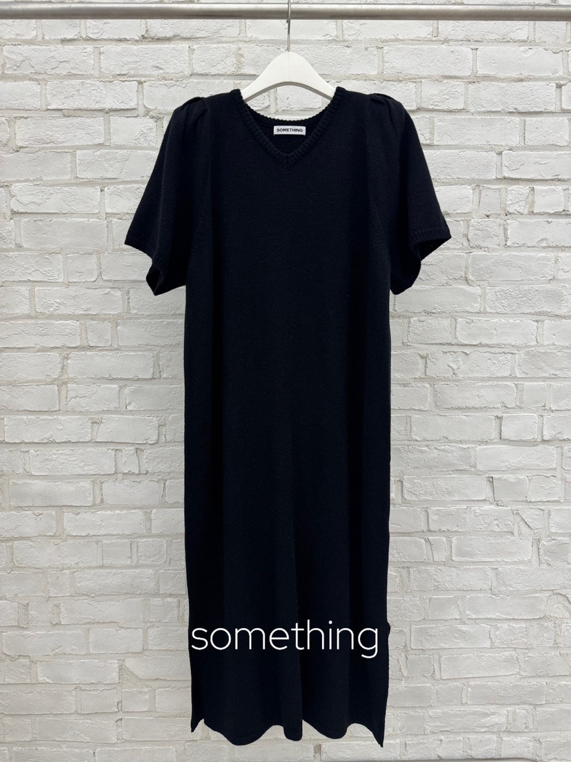 SOMETHING-L/FANCY韓國直郵女士新品推薦休閑人氣連衣裙SOMETHING-L/FANCY連衣裙圖色5黑色