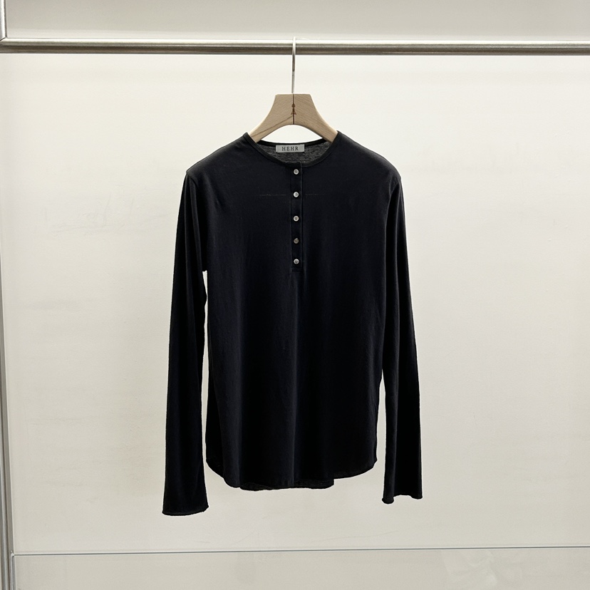 HEHR東大門代購女裝新品時尚推薦真品熱賣休閑人氣長袖T恤hehr-AUTOMNE長袖T恤圖色5墨色