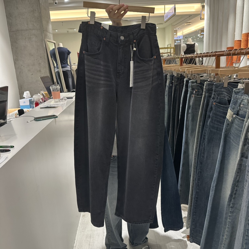 GRAYMELLOW韓國直郵女裝新款推薦時尚真品人氣熱賣牛仔褲GRAYMELLOW牛仔褲圖色1
