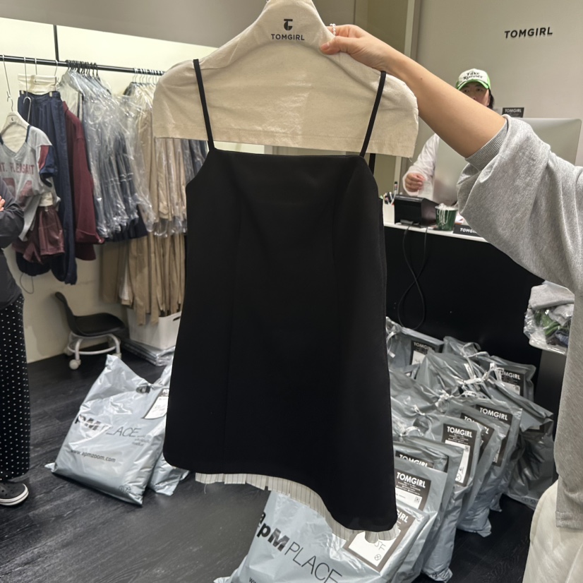 TOMGIRL韓國代購女裝新品人氣真品休閑時尚熱賣推薦連衣裙TOMGIRL連衣裙圖色2