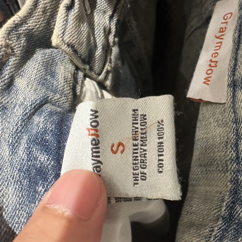 GRAYMELLOW東大門代購女裝新品熱賣推薦時尚休閑人氣牛仔褲GRAYMELLOW牛仔褲