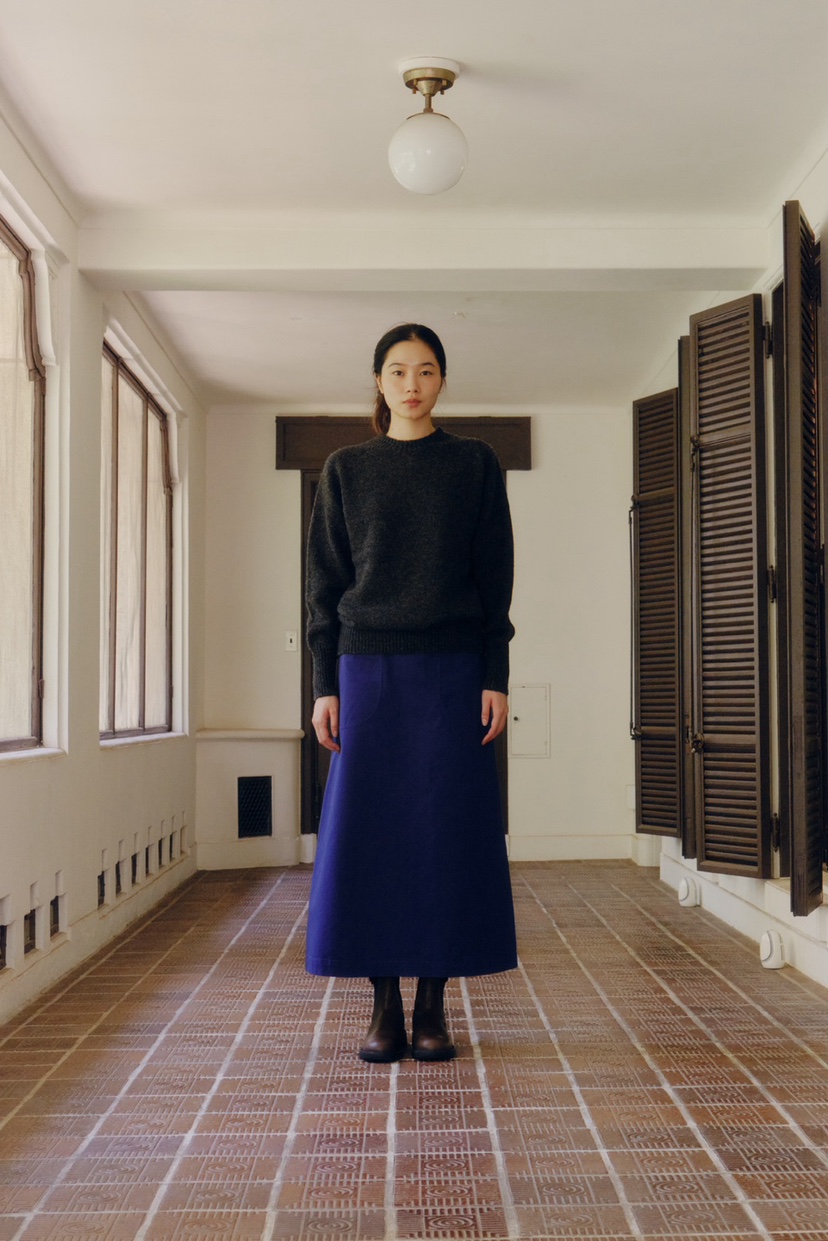 HEHR韓國代購女裝新品推薦時尚人氣休閑真品熱賣長裙hehr-AUTOMNE長裙