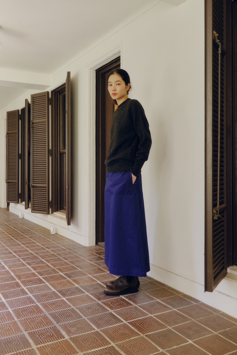 HEHR韓國代購女裝新品推薦時尚人氣休閑真品熱賣長裙hehr-AUTOMNE長裙