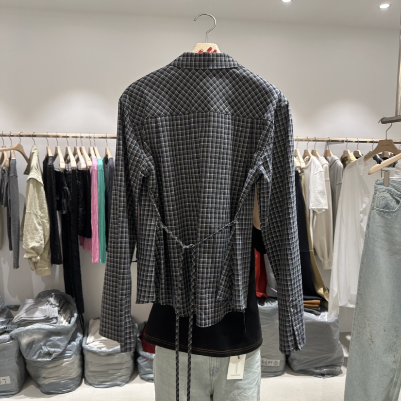 CONNAUGHT/DAILYJUD東大門直郵女裝新款時尚襯衫蕾絲衫格子CONNAUGHT/DAILYJUD襯衫/蕾絲衫