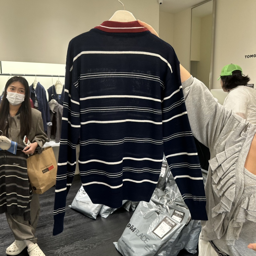 TOMGIRL東大門直郵女士新品時尚熱賣休閑人氣推薦真品針織衫TOMGIRL針織衫