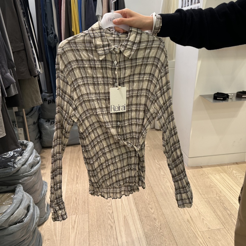REIRAI韓國直郵女士新款真品熱賣時尚推薦休閑襯衫蕾絲衫Reirai襯衫/蕾絲衫圖色1