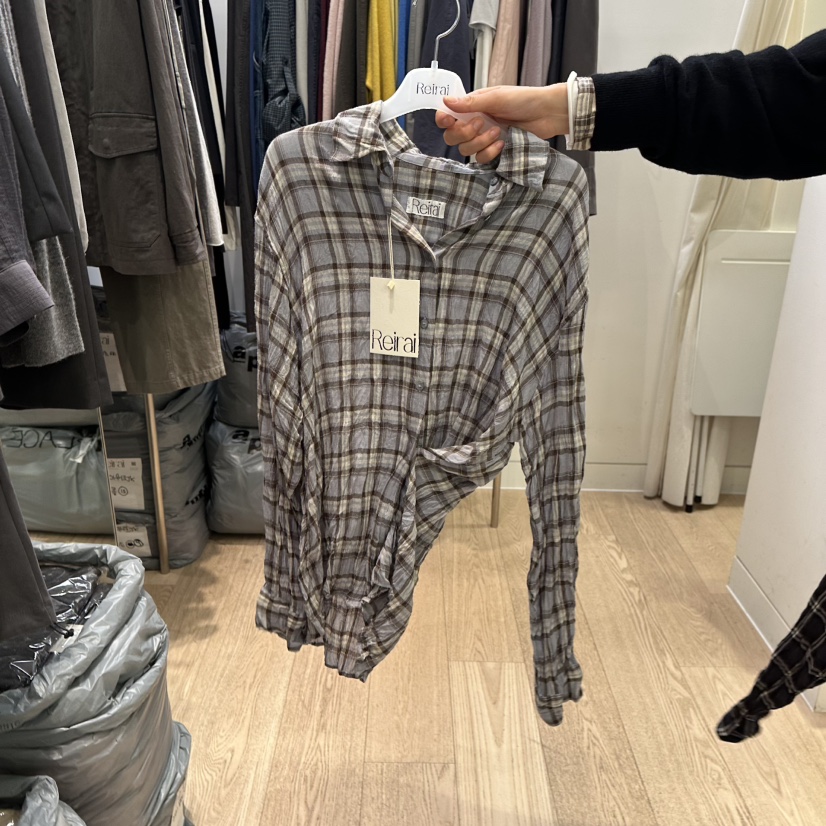 REIRAI韓國直郵女士新款真品熱賣時尚推薦休閑襯衫蕾絲衫Reirai襯衫/蕾絲衫圖色3