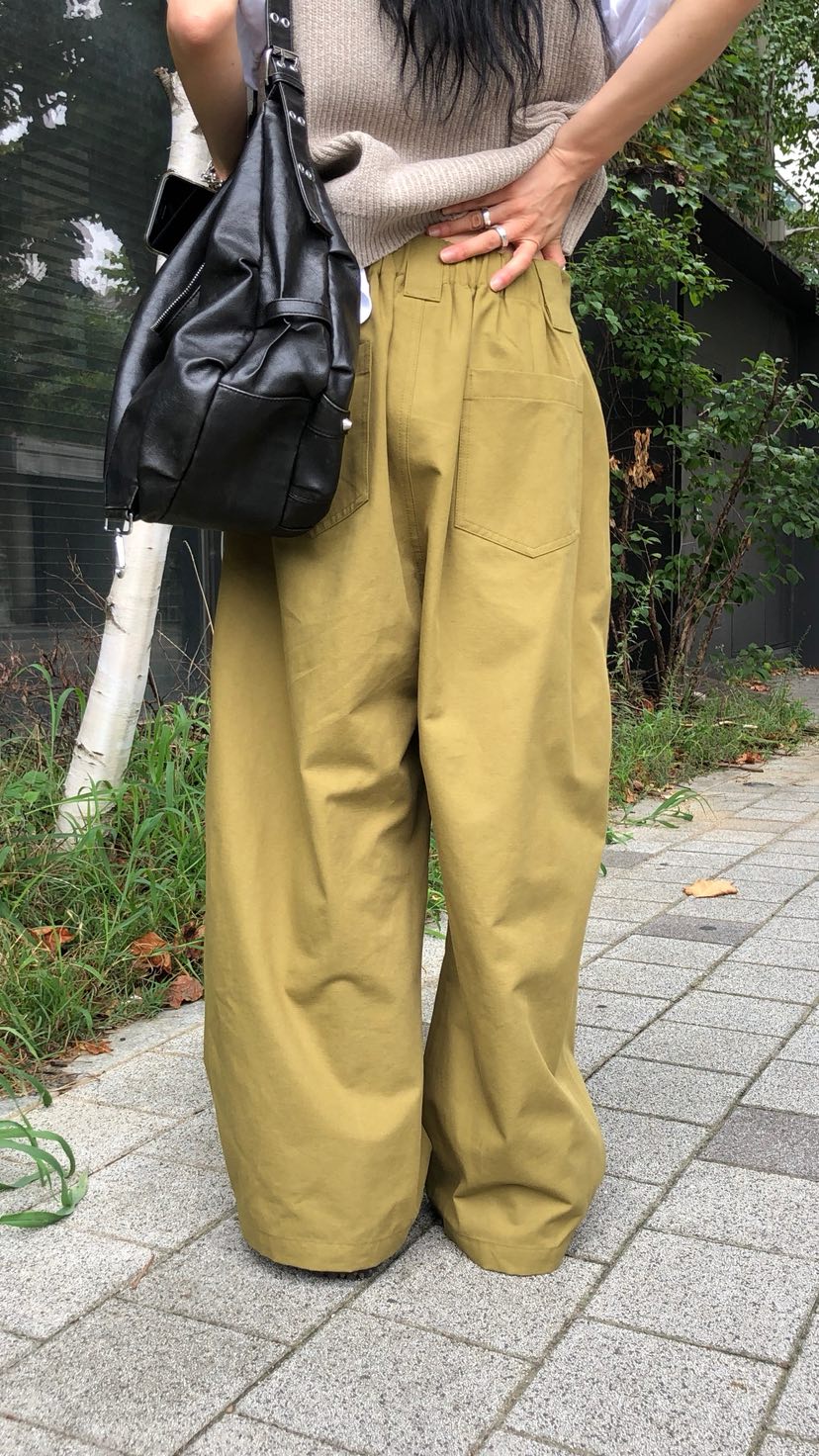 OVER RICH韓國代購女裝新品人氣推薦真品休閑熱賣休閑褲OVER RICH休閑褲