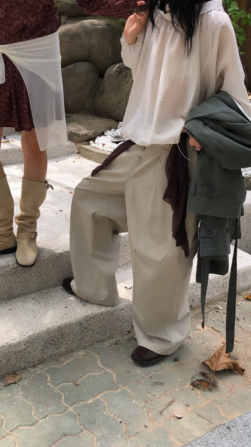OVER RICH韓國代購女裝新品人氣推薦真品休閑熱賣休閑褲OVER RICH休閑褲