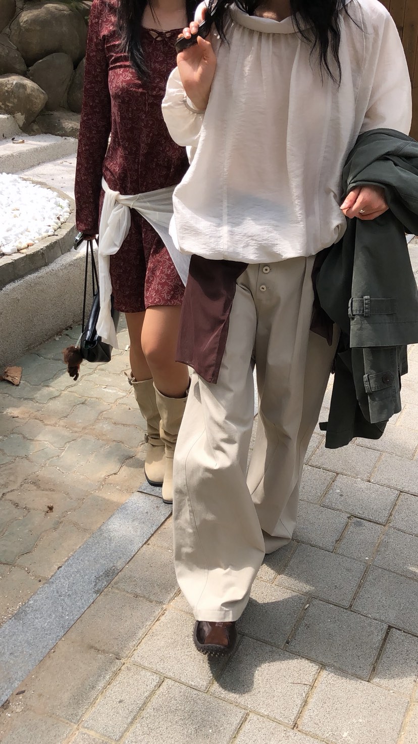 OVER RICH韓國代購女裝新品人氣推薦真品休閑熱賣休閑褲OVER RICH休閑褲