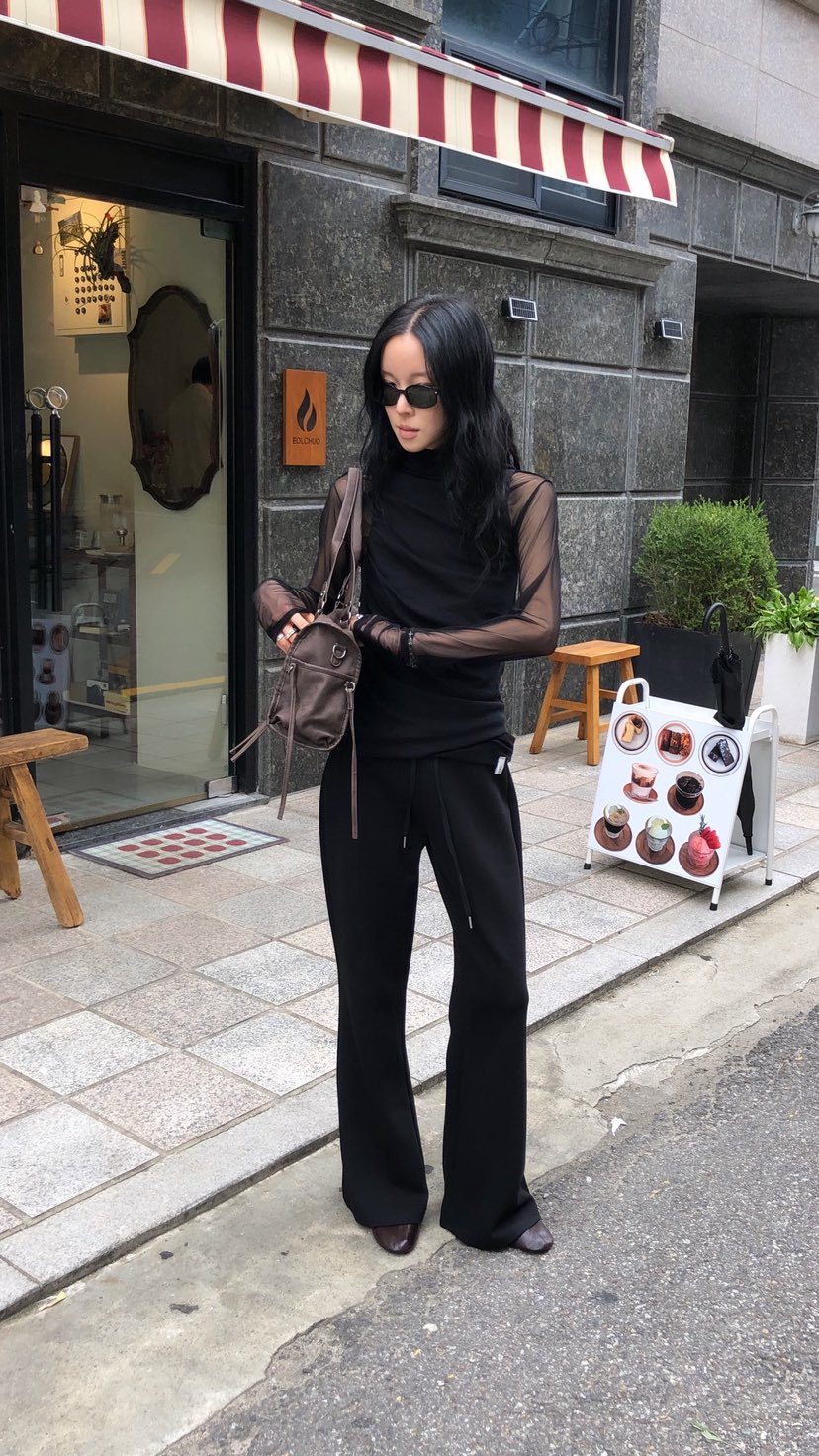 OVER RICH韓國直郵女裝新品時尚真品熱賣推薦人氣休閑褲OVER RICH休閑褲