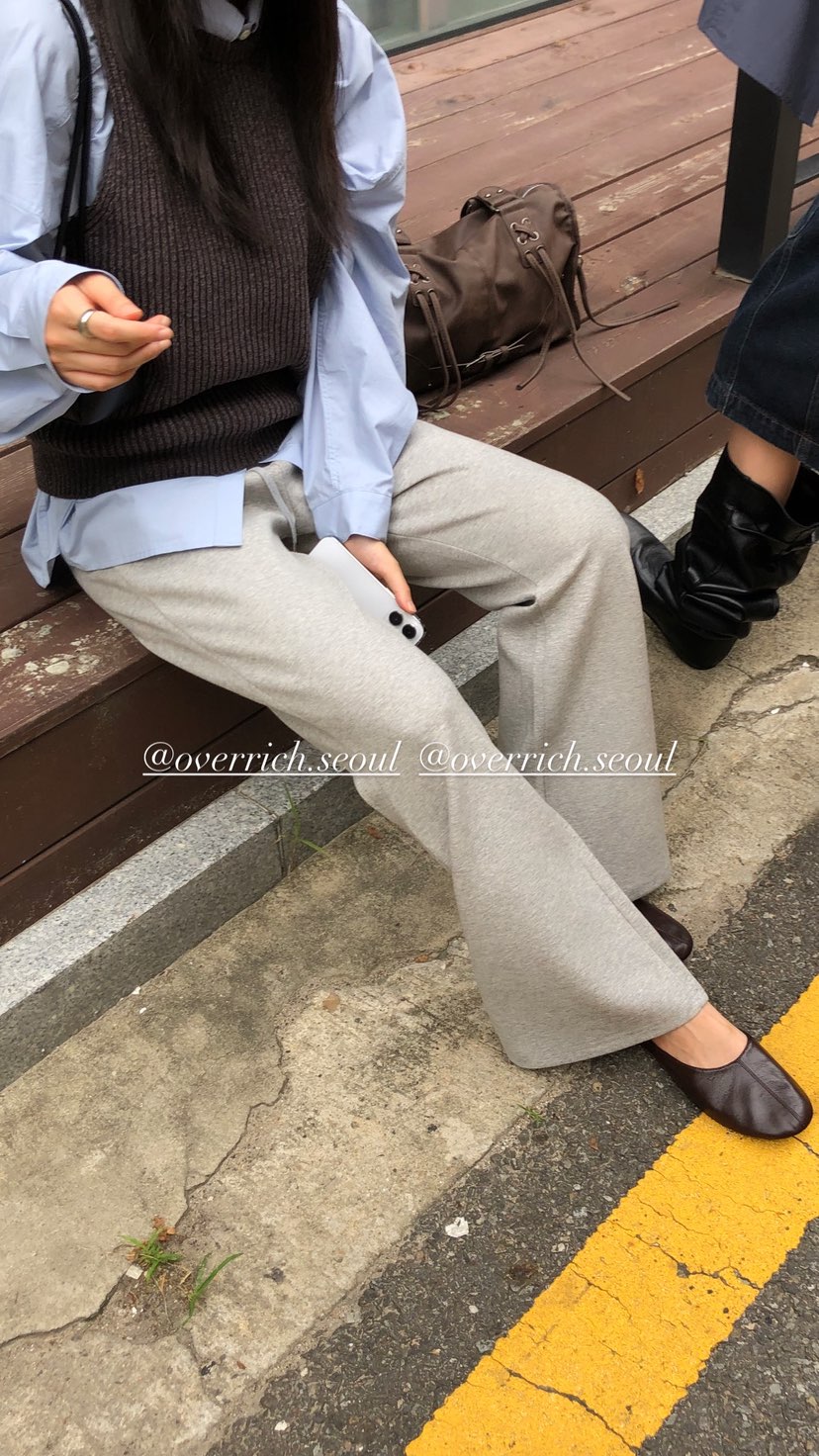 OVER RICH韓國直郵女裝新品時尚真品熱賣推薦人氣休閑褲OVER RICH休閑褲
