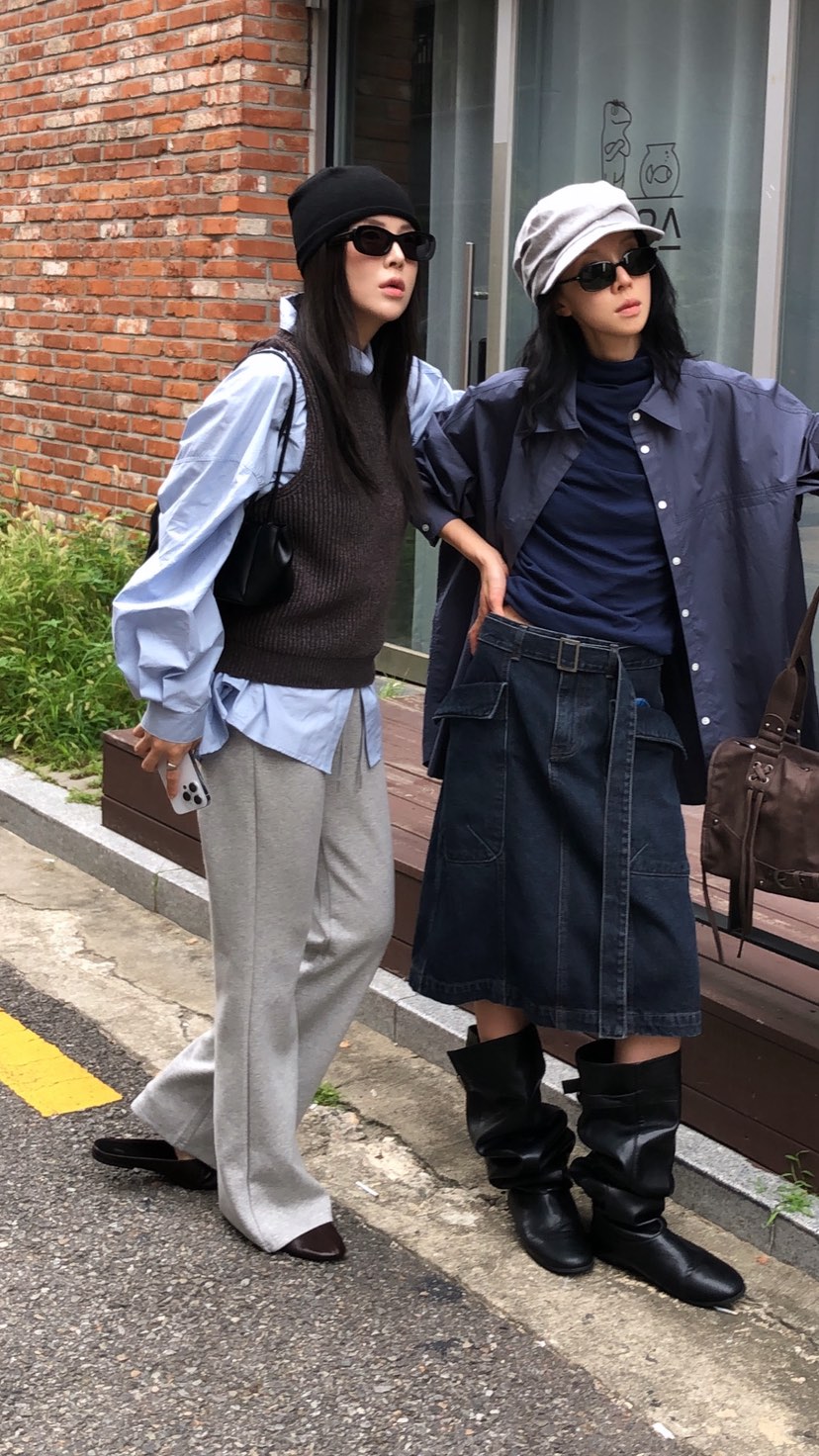 OVER RICH韓國直郵女裝新品時尚真品熱賣推薦人氣休閑褲OVER RICH休閑褲