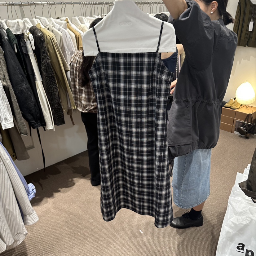 OVERTAKE韓國代購女裝新品休閑時尚熱賣真品推薦連衣裙兔子OVERTAKE連衣裙圖色2