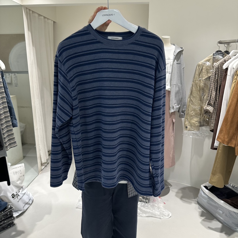 LORING RE I東大門直郵女裝新品熱賣真品推薦休閑長袖T恤LORING RE-I/BARE長袖T恤圖色3