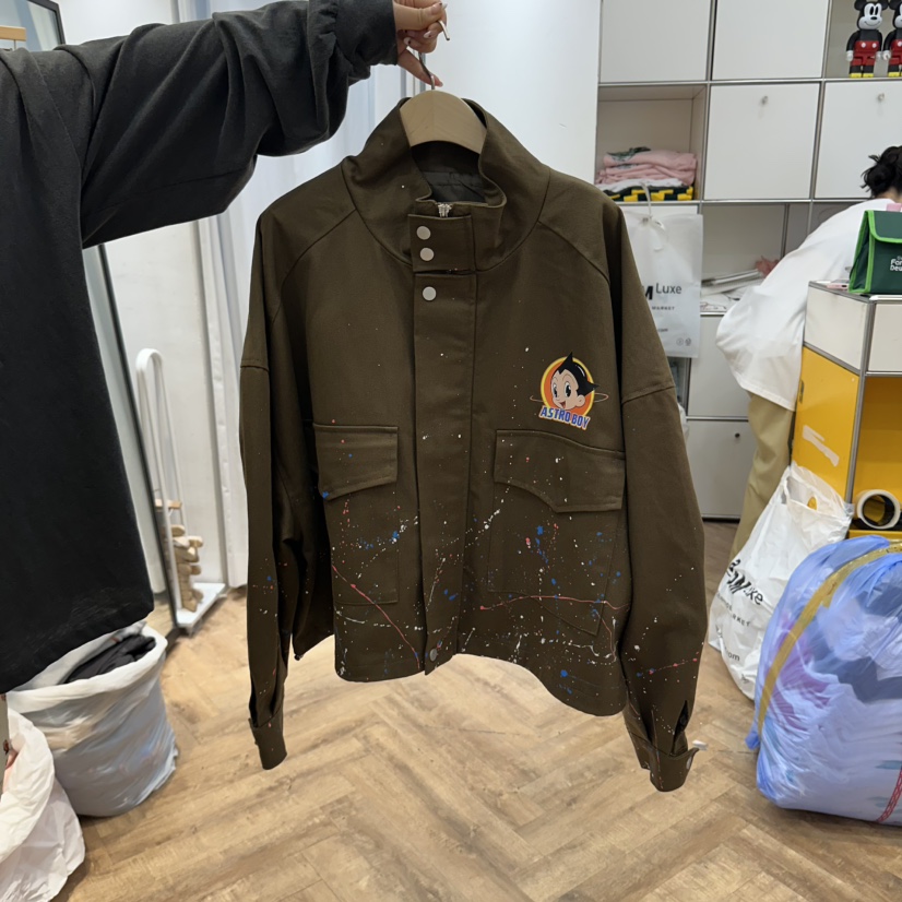 DE LINE東大門直郵女裝新品推薦真品時尚休閑人氣熱賣夾克DE LINE夾克圖色2棕色