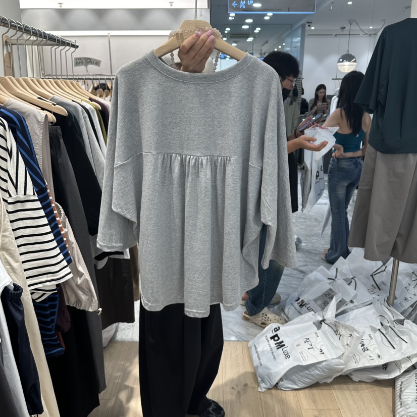 REVE-L東大門直郵女裝新款熱賣真品時尚人氣開衫褶皺開衫REVE-L開衫