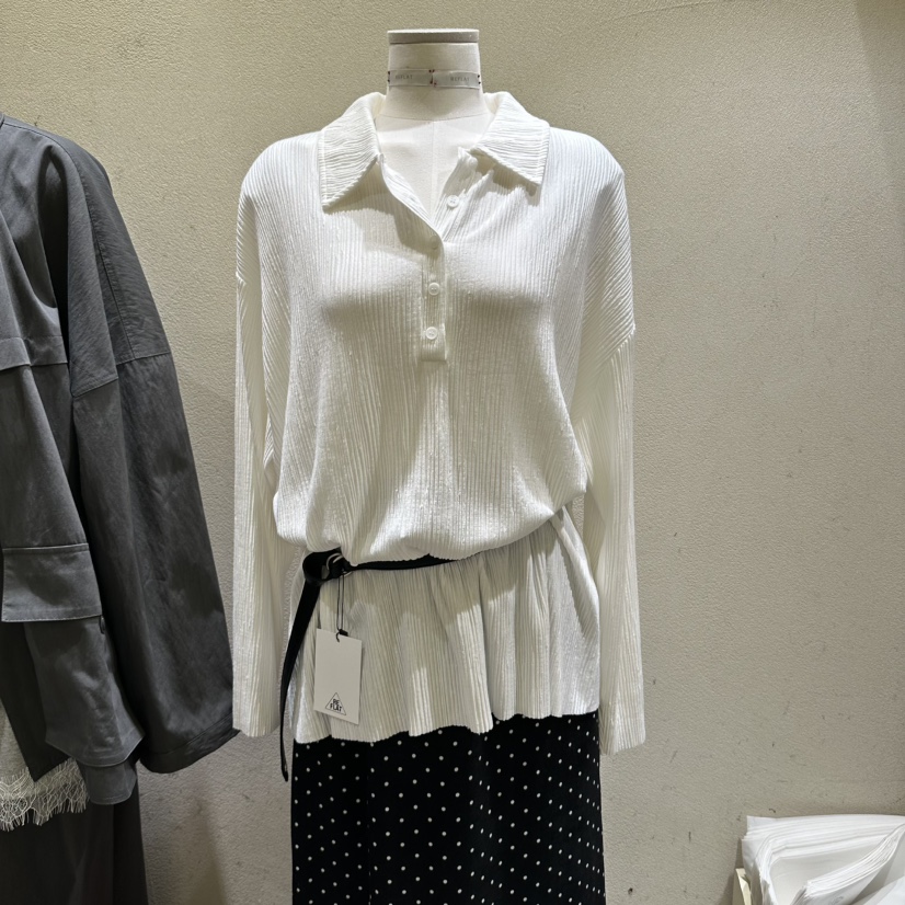 REFLAT東大門實拍女裝新款休閑真品時尚襯衫蕾絲衫不含腰帶REFLAT襯衫/蕾絲衫圖色1