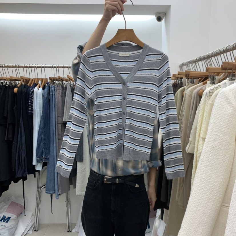 DRESS ROOM東大門代購女裝新款時尚休閑推薦真品熱賣開衫DRESS ROOM開衫圖色2