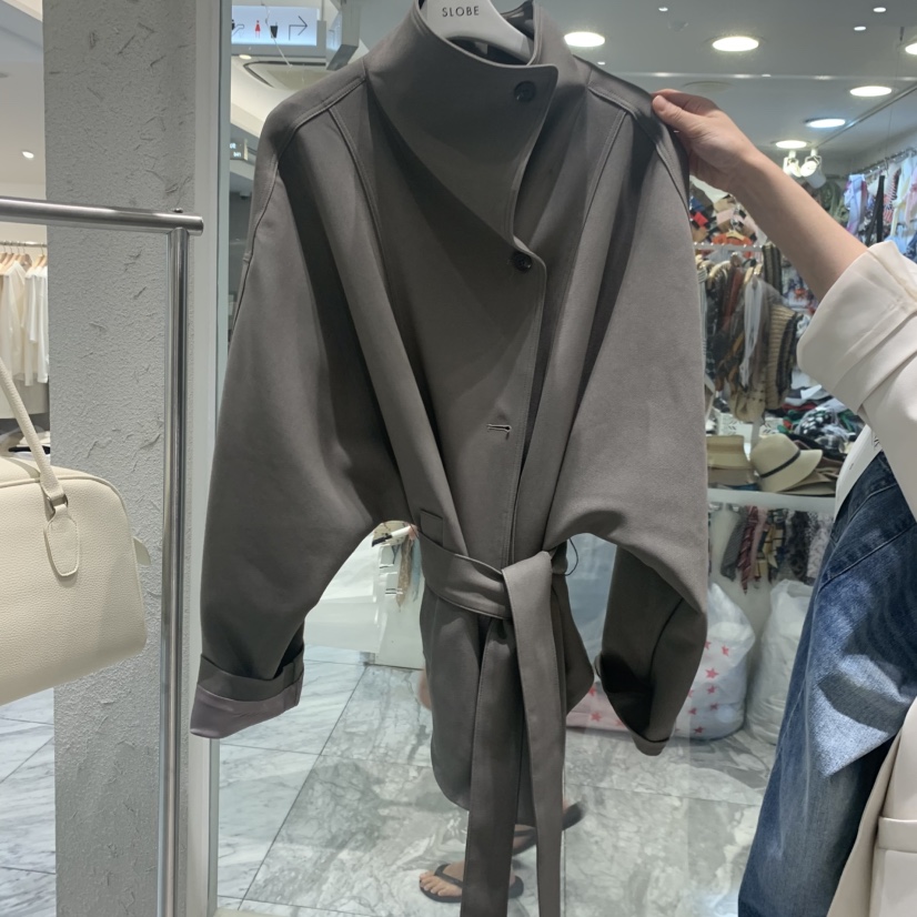 BRONZE韓國直郵女裝新品熱賣推薦真品休閑時尚夾克含腰帶BRONZE夾克圖色2
